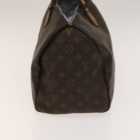 LOUIS VUITTON Monogram Speedy 30 Hand Bag M41526 LV Auth bs28597