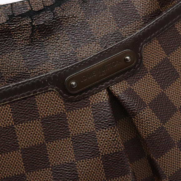 LOUIS VUITTON Damier Ebene Bloomsbury PM Shoulder Bag N42251 LV Auth bs28599