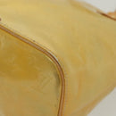 LOUIS VUITTON Monogram Vernis Houston Hand Bag Gris M91053 LV Auth bs28601-16