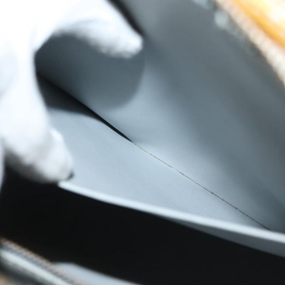 LOUIS VUITTON Monogram Vernis Houston Hand Bag Gris M91053 LV Auth bs28601