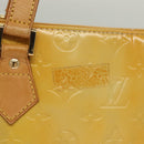 LOUIS VUITTON Monogram Vernis Houston Hand Bag Gris M91053 LV Auth bs28601-3