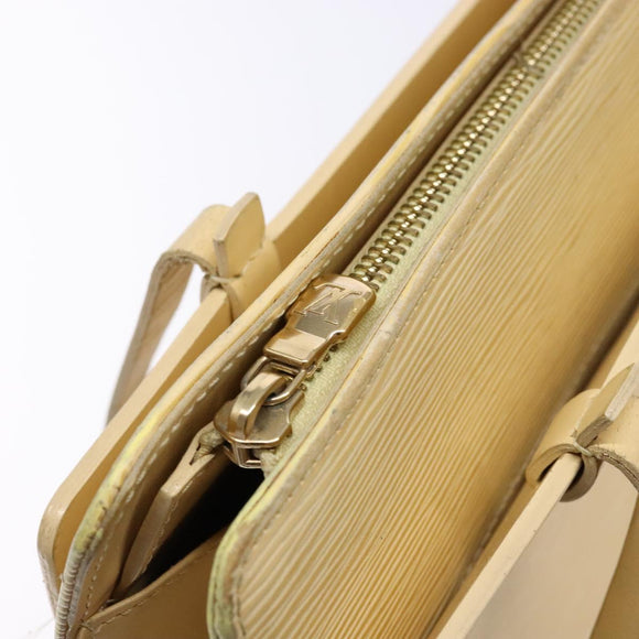LOUIS VUITTON Epi Croisette PM Tote Bag Vanilla M5249A LV Auth bs28602