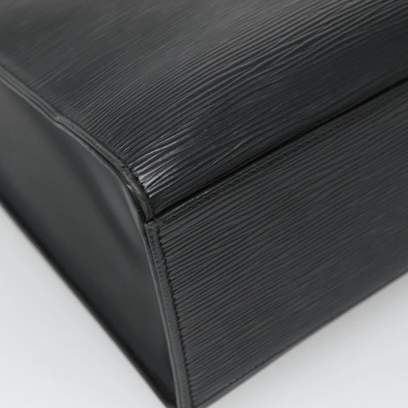 LOUIS VUITTON Epi Gemeaux Tote Bag Black M52452 LV Auth bs28603