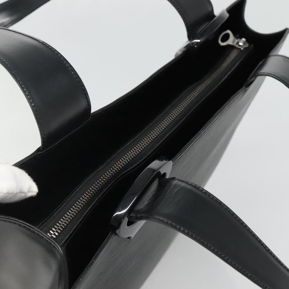 LOUIS VUITTON Epi Gemeaux Tote Bag Black M52452 LV Auth bs28603