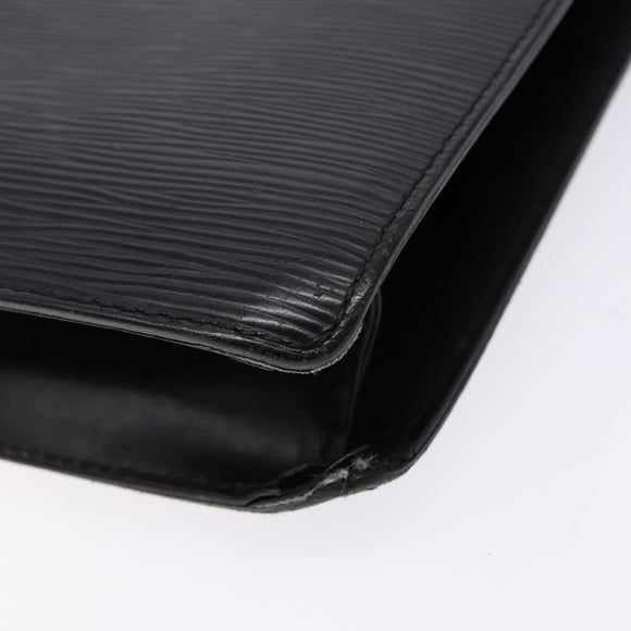 LOUIS VUITTON Epi Monceau 28 Hand Bag Black M52122 LV Auth bs28606