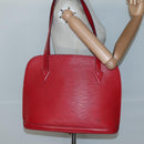LOUIS VUITTON Epi Lussac Shoulder Bag Red M52287 LV Auth bs28610-23