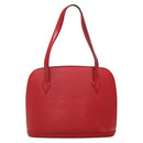 LOUIS VUITTON Epi Lussac Shoulder Bag Red M52287 LV Auth bs28610-2