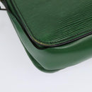 LOUIS VUITTON Epi Cartouchiere MM Shoulder Bag Green M52244 LV Auth bs28612-15