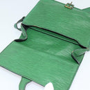 LOUIS VUITTON Epi Cartouchiere MM Shoulder Bag Green M52244 LV Auth bs28612-18