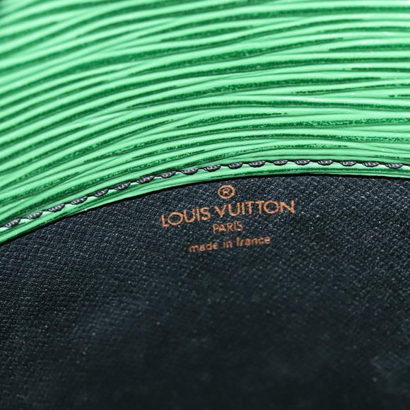 LOUIS VUITTON Epi Cartouchiere MM Shoulder Bag Green M52244 LV Auth bs28612
