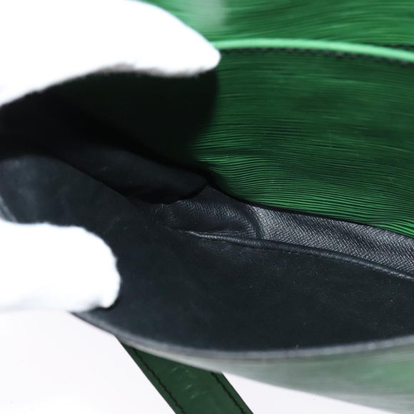 LOUIS VUITTON Epi Cartouchiere MM Shoulder Bag Green M52244 LV Auth bs28612