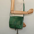 LOUIS VUITTON Epi Cartouchiere MM Shoulder Bag Green M52244 LV Auth bs28612-23
