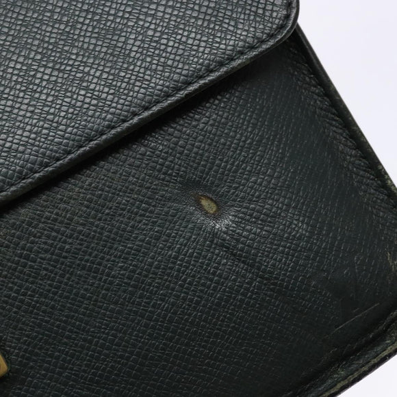 LOUIS VUITTON Taiga Pochette Kourad Clutch Bag Epicea M30194 LV Auth bs28613