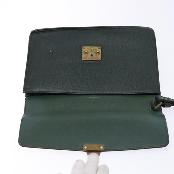 LOUIS VUITTON Taiga Pochette Kourad Clutch Bag Epicea M30194 LV Auth bs28613