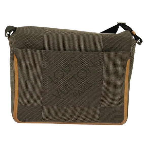 LOUIS VUITTON Damier Geant Messager Shoulder Bag Tail M93030 LV Auth bs28616
