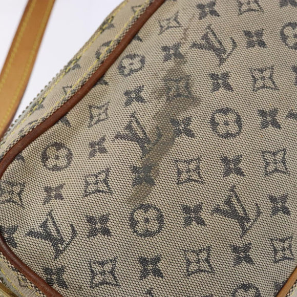 LOUIS VUITTON Monogram Mini Juliet MM Shoulder Bag Blue M92004 LV Auth bs28619