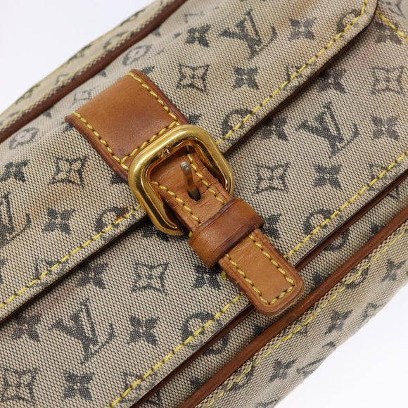 LOUIS VUITTON Monogram Mini Juliet MM Shoulder Bag Blue M92004 LV Auth bs28619