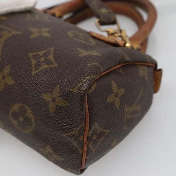 LOUIS VUITTON Monogram Mini Speedy Hand Bag M41534 LV Auth bs28621