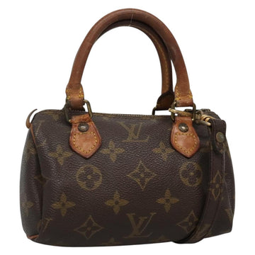 LOUIS VUITTON Monogram Mini Speedy Hand Bag M41534 LV Auth bs28621