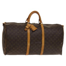 LOUIS VUITTON Monogram Keepall Bandouliere 60 Boston Bag M41412 LV Auth bs28623-1
