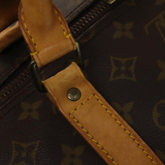 LOUIS VUITTON Monogram Keepall Bandouliere 60 Boston Bag M41412 LV Auth bs28623