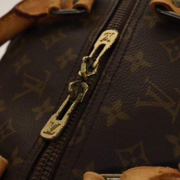 LOUIS VUITTON Monogram Keepall Bandouliere 60 Boston Bag M41412 LV Auth bs28623