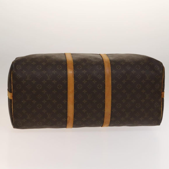 LOUIS VUITTON Monogram Keepall Bandouliere 60 Boston Bag M41412 LV Auth bs28623