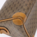 GUCCI Micro GG Supreme Shoulder Bag PVC Beige Gold Auth bs28631-16