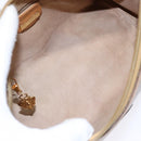 GUCCI Micro GG Supreme Shoulder Bag PVC Beige Gold Auth bs28631-11