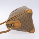 GUCCI Micro GG Supreme Shoulder Bag PVC Beige Gold Auth bs28631-4