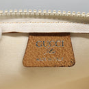 GUCCI GG Plus Supreme Clutch Bag PVC White Auth bs28632-14