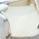 GUCCI GG Plus Supreme Clutch Bag PVC White Auth bs28632-15