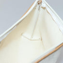 GUCCI GG Plus Supreme Clutch Bag PVC White Auth bs28632-17