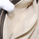 GUCCI GG Canvas Shoulder Bag Beige Silver Brown 308452 Auth bs28633-21