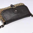 GUCCI GG Canvas Shoulder Bag Beige Silver Brown 308452 Auth bs28633-6