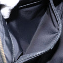 GUCCI GG Canvas Guccissima Clutch Bag Leather nylon Black 162782 Auth bs28636-21