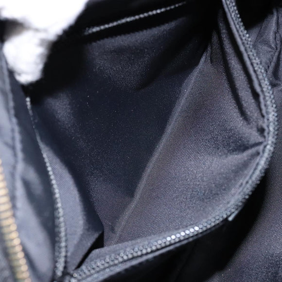 GUCCI GG Canvas Guccissima Clutch Bag Leather nylon Black 162782 Auth bs28636