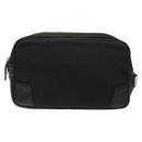 GUCCI GG Canvas Guccissima Clutch Bag Leather nylon Black 162782 Auth bs28636-2