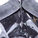 GUCCI Shoulder Bag Suede Black Gold Auth bs28638-11