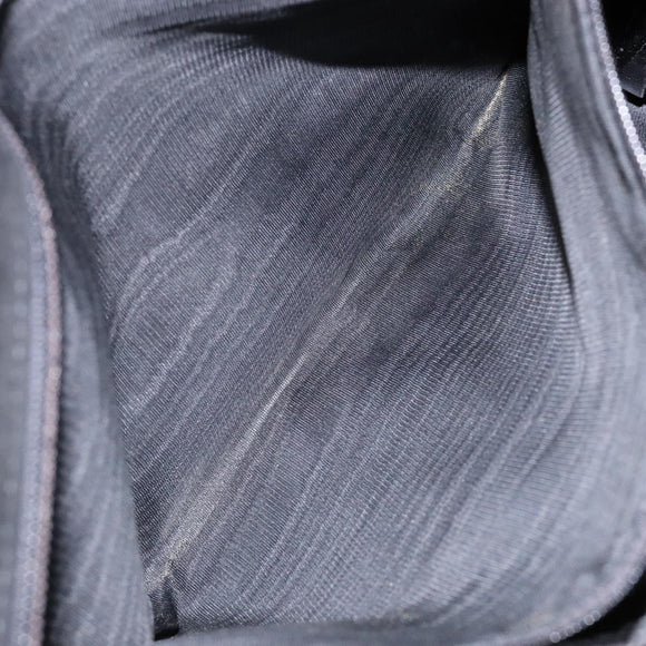 GUCCI Shoulder Bag Suede Black Gold Auth bs28638