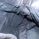 GUCCI Bamboo Shoulder Bag Nylon Black Silver 001 1553 1577 Auth bs28640-18