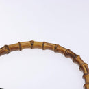 GUCCI Bamboo Shoulder Bag Nylon Black Silver 001 1553 1577 Auth bs28640-8