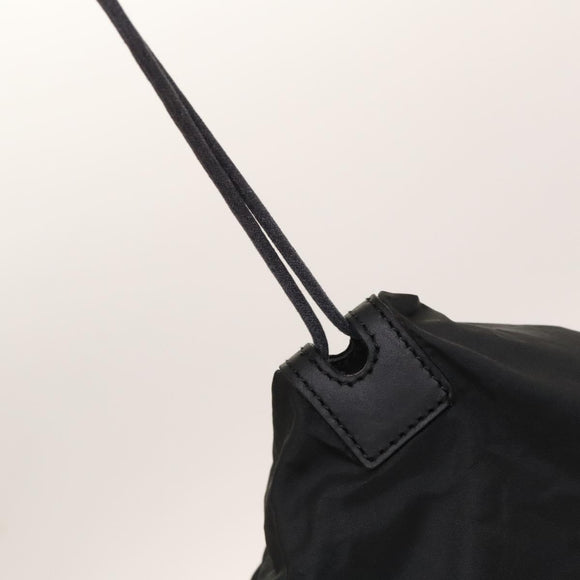 GUCCI Backpack Nylon Leather Orange Black Silver Auth bs28642