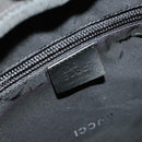 GUCCI Backpack Nylon Leather Orange Black Silver Auth bs28642-22