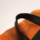 GUCCI Backpack Nylon Leather Orange Black Silver Auth bs28642-8