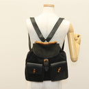 GUCCI Bamboo Backpack Suede Black Gold 003 1998 0016 Auth bs28645-29