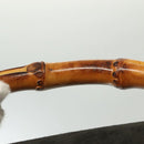 GUCCI Bamboo Backpack Suede Black Gold 003 1998 0016 Auth bs28645-8