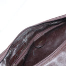 GUCCI Shoulder Bag Leather Brown Gold 001 1998 1805 Auth bs28648-17