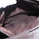 GUCCI Shoulder Bag Leather Brown Gold 001 1998 1805 Auth bs28648-21