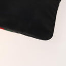 GUCCI Web Sherry Line Shoulder Bag Nylon Black Auth bs28651-16